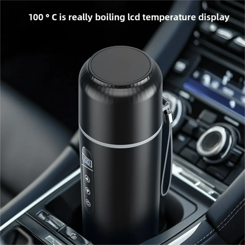 Chauffe-biberon voiture 12V en acier inoxydable 316 avec affichage température LCD